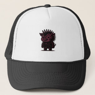 Whimsigoth Cyborg Sloth Vintage Art Design Classic Trucker Hat