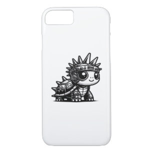 Whimsigoth Cyborg Turtle Vintage Art Design Classi Case-Mate iPhone Case