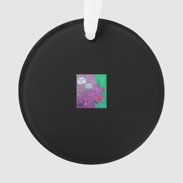 Whimsigoth Design For Halloween Ornament (Front)