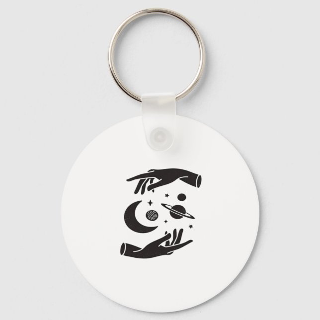 Whimsigoth Design Keychain (Front)