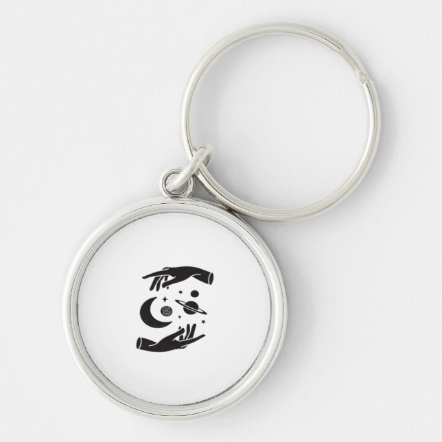 Whimsigoth Design Keychain (Front)