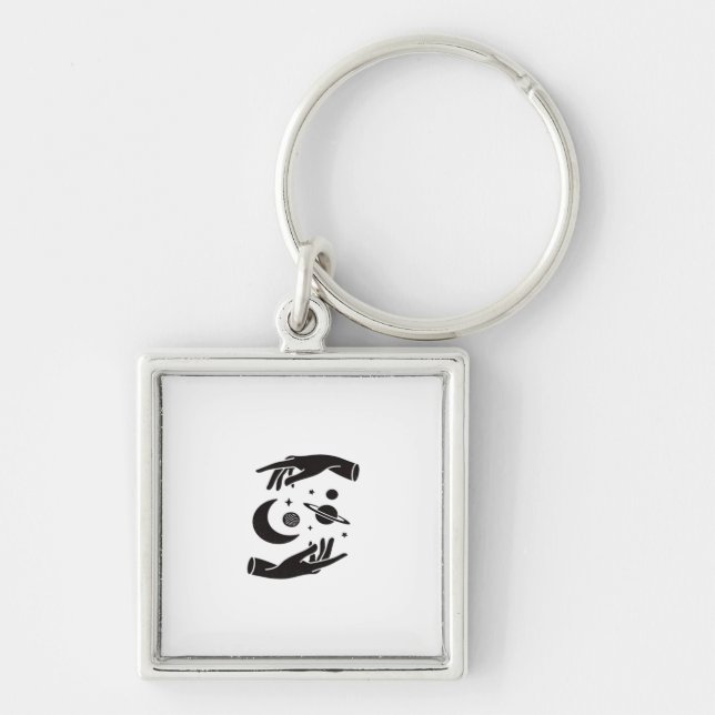 Whimsigoth Design Keychain (Front)