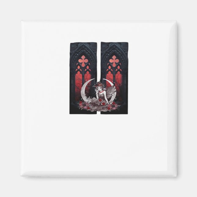 Whimsigoth Fairy Gothic Style Classic Magnet (Front)