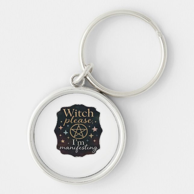 Whimsigoth Fantasy – Mystical Forests, Moons & Mag Keychain (Front)