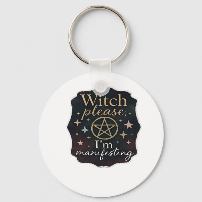 Whimsigoth Fantasy – Mystical Forests, Moons & Mag Keychain (Front)