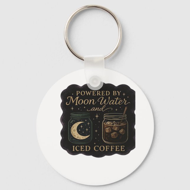 Whimsigoth Fantasy – Mystical Forests, Moons & Mag Keychain (Front)