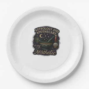 Whimsigoth Fantasy – Mystical Forests, Moons & Mag Paper Plate