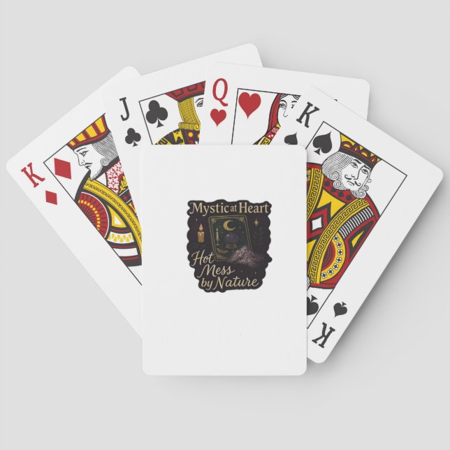 Whimsigoth Fantasy – Mystical Forests, Moons & Mag Playing Cards (Back)