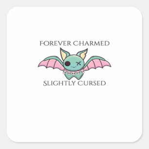 Whimsigoth Fantasy – Mystical Forests, Moons & Mag Square Sticker