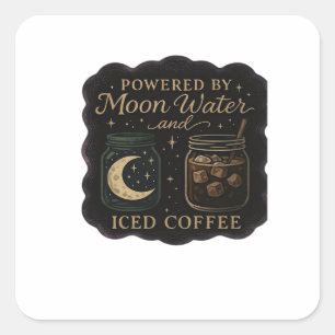 Whimsigoth Fantasy – Mystical Forests, Moons & Mag Square Sticker