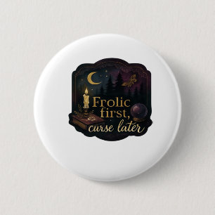 Whimsigoth Fantasy Mystical Forests, Moons & Magic 2 Inch Round Button