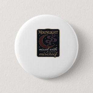 Whimsigoth Fantasy Mystical Forests, Moons & Magic 2 Inch Round Button