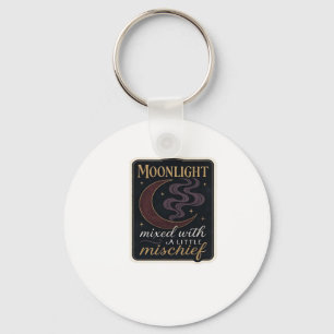 Whimsigoth Fantasy Mystical Forests, Moons & Magic Keychain