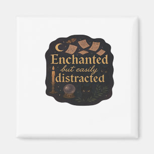 Whimsigoth Fantasy Mystical Forests, Moons & Magic Magnet