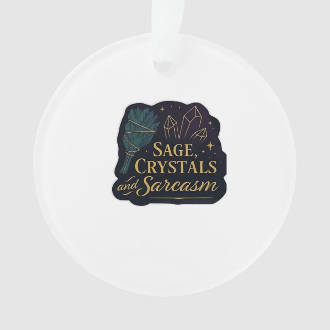 Whimsigoth Fantasy Mystical Forests, Moons & Magic Ornament (Front)