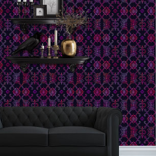 Whimsigoth Fractured Trellis Wallpaper