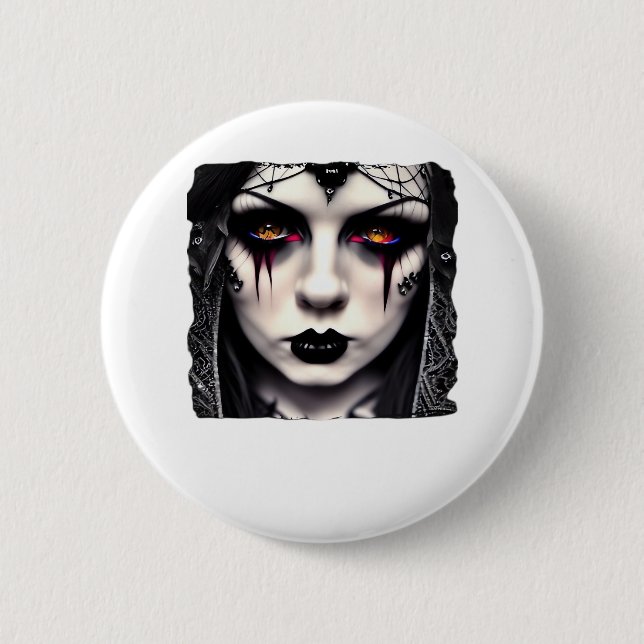Whimsigoth Funny Classic 2 Inch Round Button (Front)