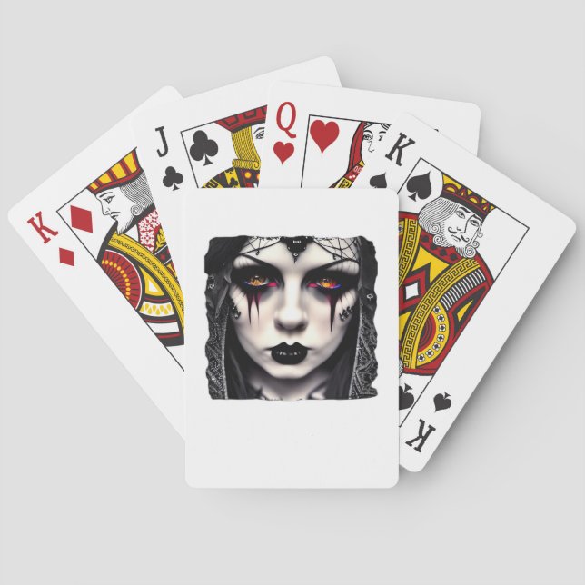Whimsigoth Funny Classic Playing Cards (Back)