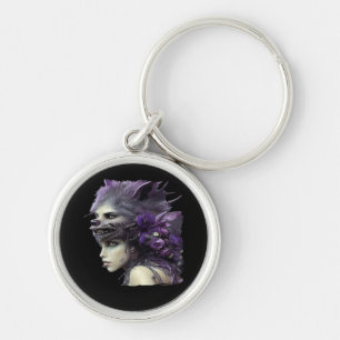 Whimsigoth Funny Design For Halloween Keychain