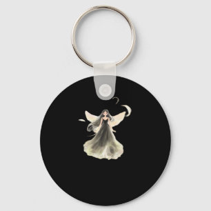 Whimsigoth Girl Dark Fairy Aesthetic With Vibes Cl Keychain