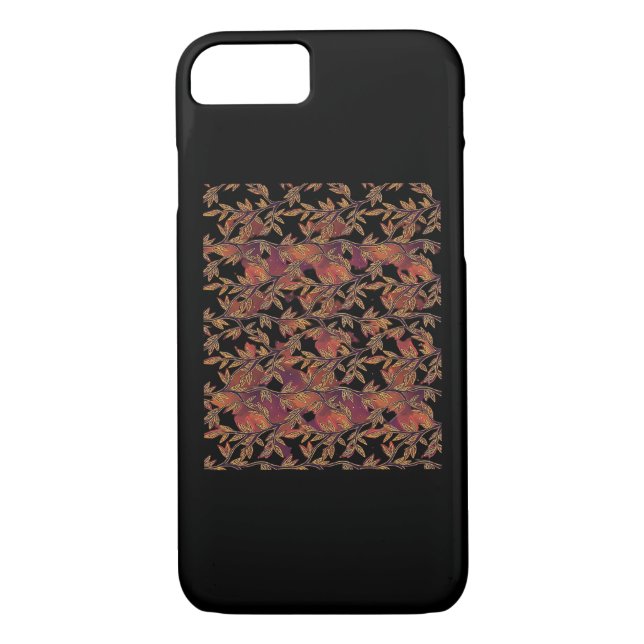 Whimsigoth Golden Vinework Graphic Case-Mate iPhone Case (Back)