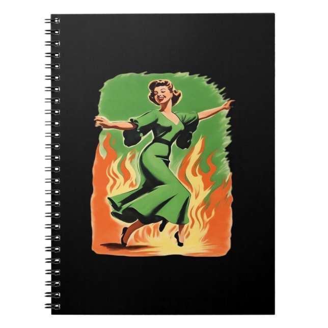 Whimsigoth Goth Wall Art 90s Decor HECKINFAROUT Fu Notebook (Front)
