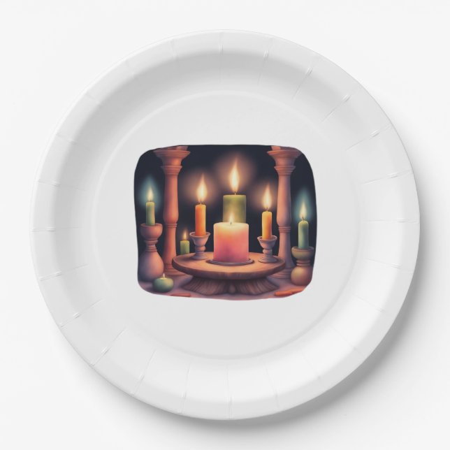 Whimsigoth Goth Wall Art 90S Decor Heckinfarout Paper Plate (Front)