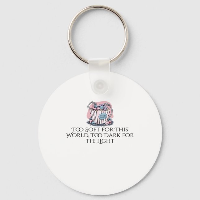 Whimsigoth Ink – Mystical Forests, Moons & Magic C Keychain (Front)