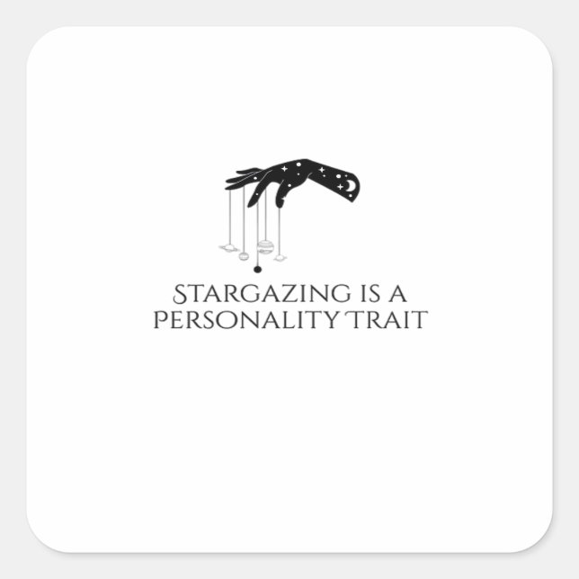 Whimsigoth Ink – Mystical Forests, Moons  Magic Cl Square Sticker (Front)