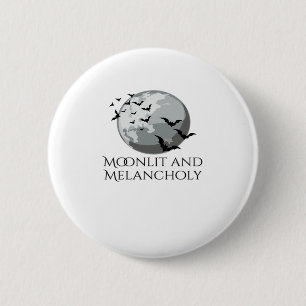 Whimsigoth Ink – Mystical Forests, Moons Magic Cla 2 Inch Round Button
