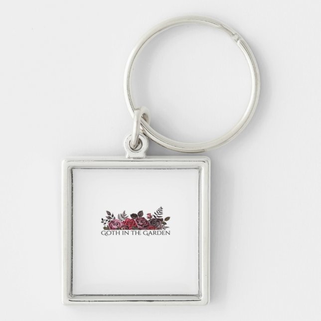 Whimsigoth Ink – Mystical Forests, Moons Magic Cla Keychain (Front)