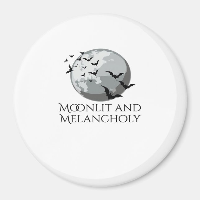 Whimsigoth Ink – Mystical Forests, Moons Magic Cla Magnet (Front)