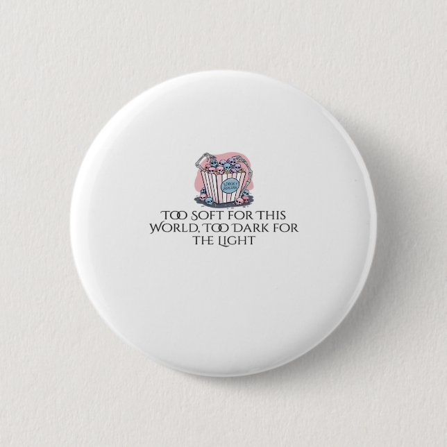 Whimsigoth Ink – Mystical Forests, Moons & Magic E 2 Inch Round Button (Front)