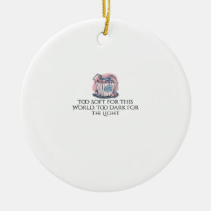 Whimsigoth Ink – Mystical Forests, Moons & Magic E Ceramic Ornament