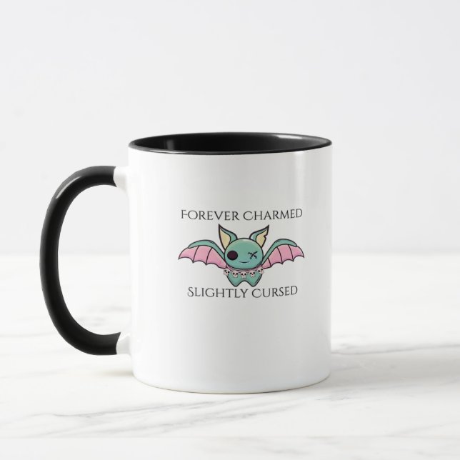 Whimsigoth Ink – Mystical Forests, Moons & Magic F Mug (Left)
