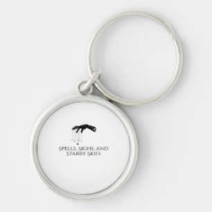 Whimsigoth Ink – Mystical Forests, Moons & Magic O Keychain