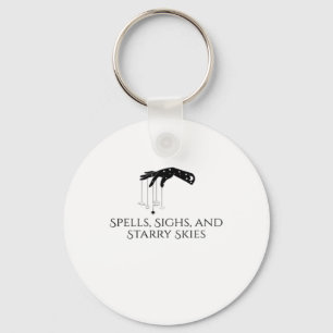 Whimsigoth Ink – Mystical Forests, Moons & Magic O Keychain