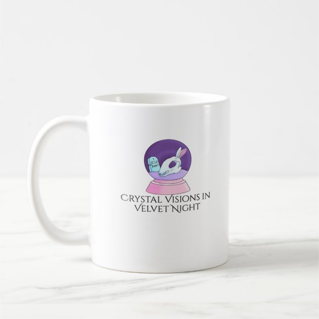 Whimsigoth Ink – Mystical Forests, Moons & Magic R Coffee Mug (Left)