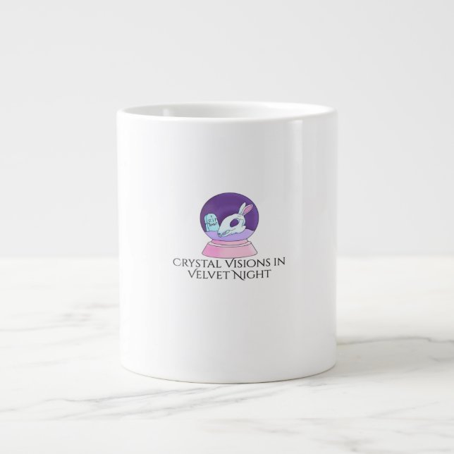 Whimsigoth Ink – Mystical Forests, Moons & Magic R Large Coffee Mug (Front)