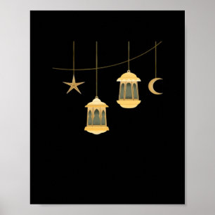 Whimsigoth Lantern Full Moon Night Sky Classic Poster