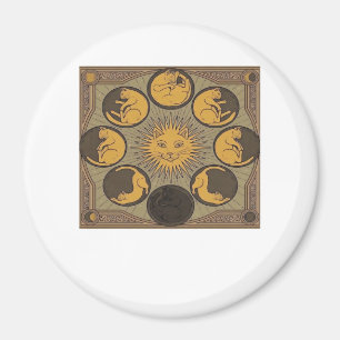 Whimsigoth Moon Classic Magnet