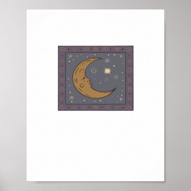 Whimsigoth Moon Classic Poster (Front)