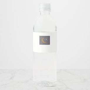 Whimsigoth Moon Classic Water Bottle Label