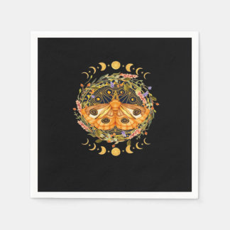 Whimsigoth Moth Classic Napkin