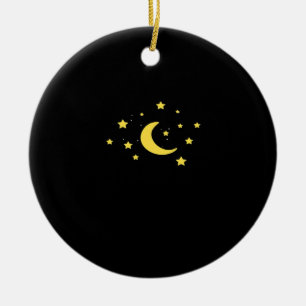 Whimsigoth Night Sky Sun Moon Witchy Ceramic Ornament