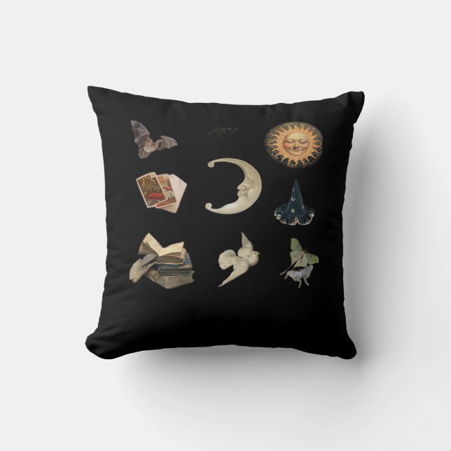 Whimsigoth Pack Throw Pillow (Front)