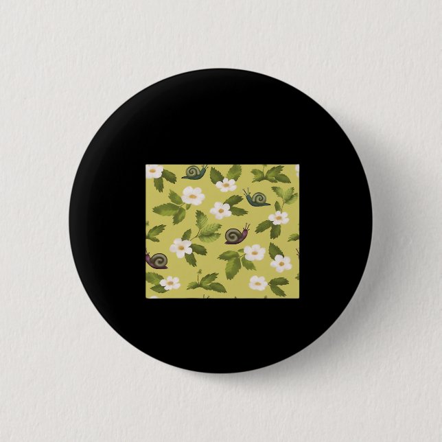 Whimsigoth Snail Classic 2 Inch Round Button (Front)
