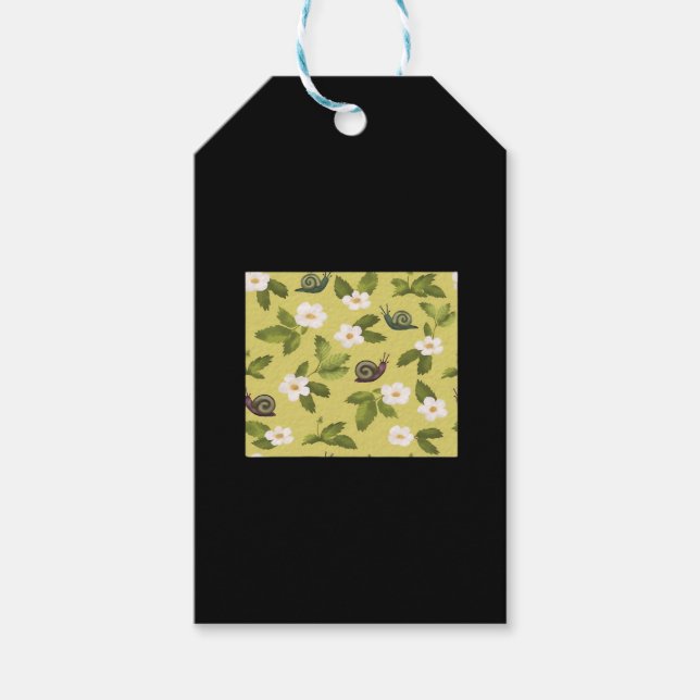 Whimsigoth Snail Classic Gift Tags (Front)