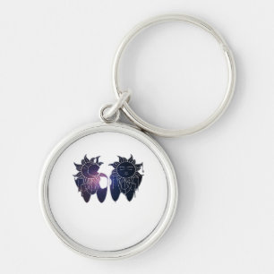 Whimsigoth Starry Night Sun Moon Witchy Classic Keychain