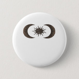 Whimsigoth Sun And Moons 2 Inch Round Button